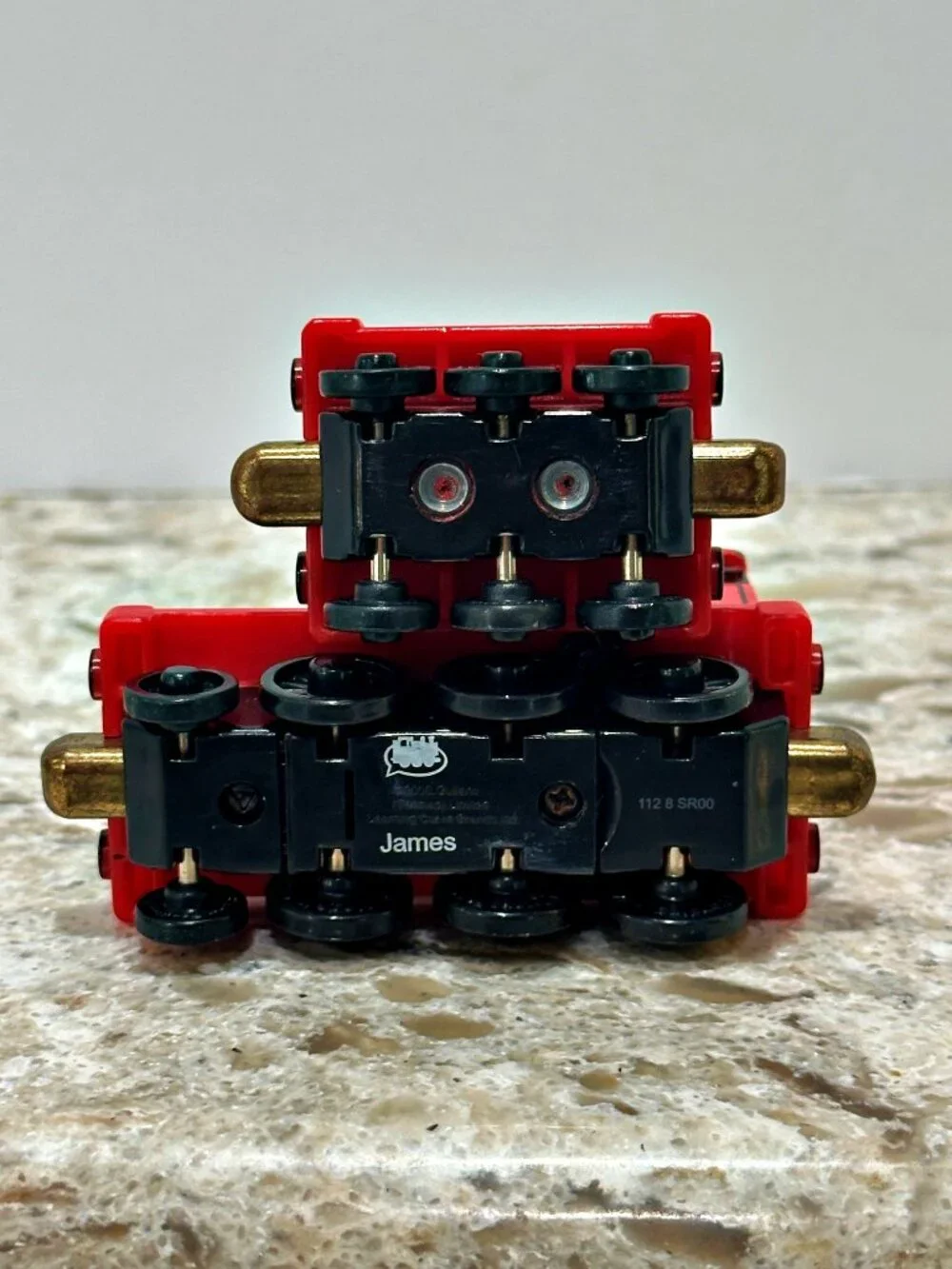 Thomas & Friends James and Tender 2008 Take Along Diecast Light Sounds WORKS!!!